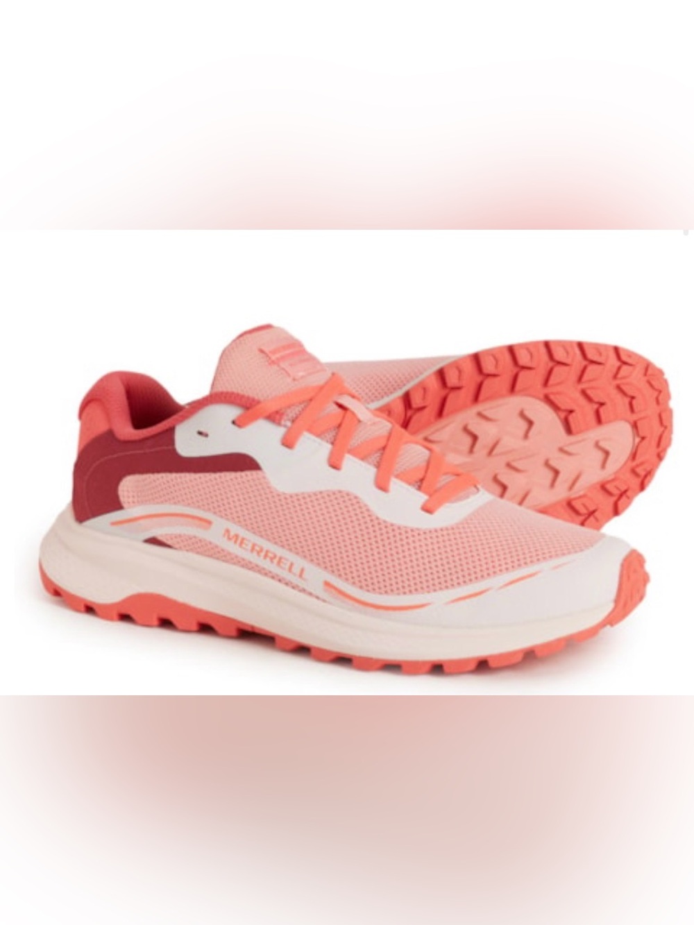 Merrell Pink Coral Lightweight Trail Sneakers
